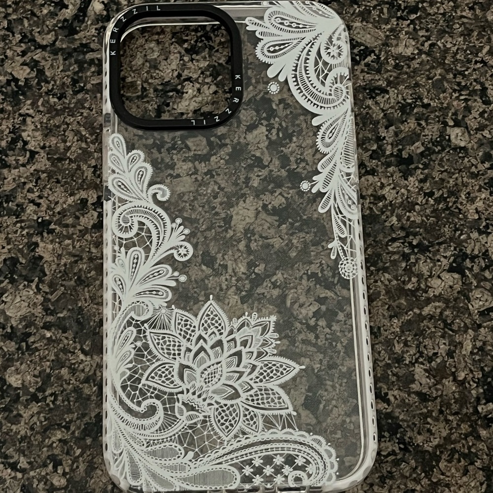 KERZZIL iPhone 13 Pro Max Lace Lotus phone case!!